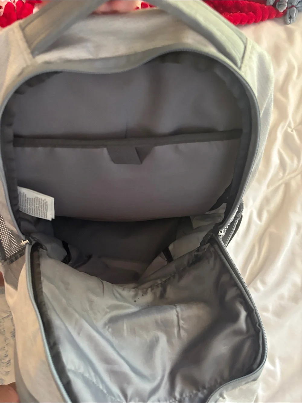 The North Face light gray